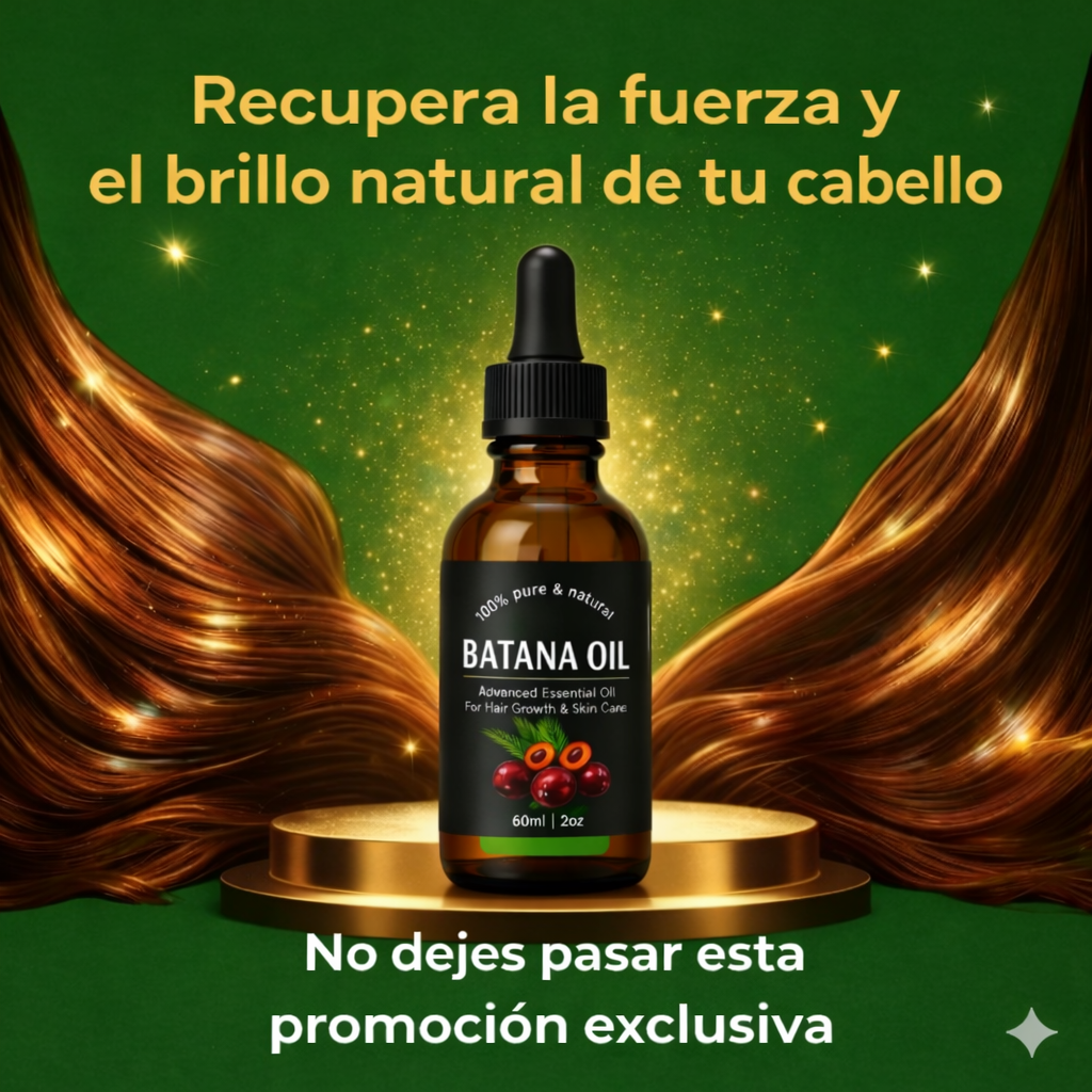 BATANA OIL - Brillo, Fuerza y Regeneración Real